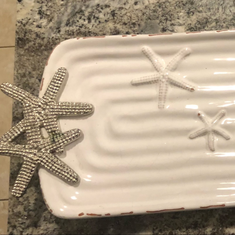 Mud Pie decorative tray. Never used
